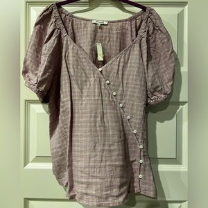 Madewell Plaid Blouse